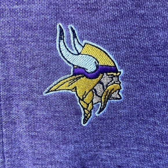 NWT NFL jacket Women's small Minnesota Vikings Tommy Bahama zip up jacket - Picture 3 of 10